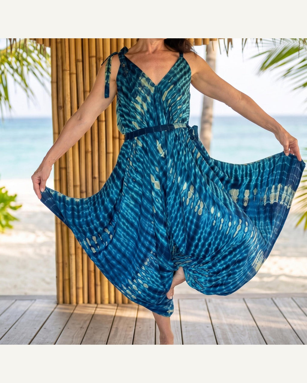 Ocean Tie-Dye Resort Jumpsuit product image 4